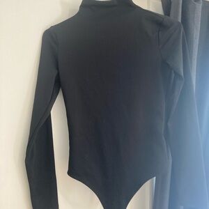 Express Elegant Black Bodysuit